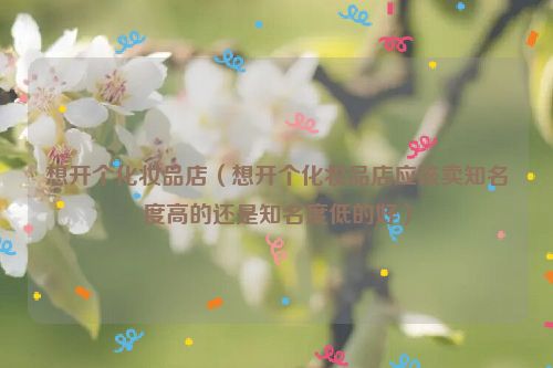 想开个化妆品店（想开个化妆品店应该卖知名度高的还是知名度低的好）