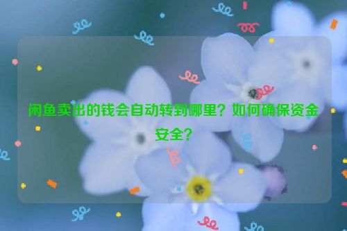 闲鱼卖出的钱会自动转到哪里？如何确保资金安全？