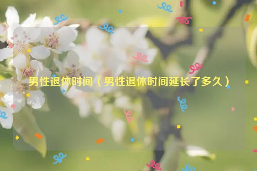男性退休时间（男性退休时间延长了多久）