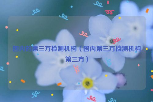 国内的第三方检测机构（国内第三方检测机构第三方）