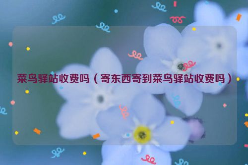 菜鸟驿站收费吗（寄东西寄到菜鸟驿站收费吗）