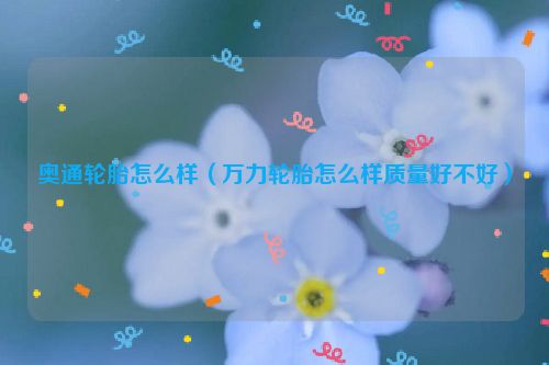 奥通轮胎怎么样（万力轮胎怎么样质量好不好）