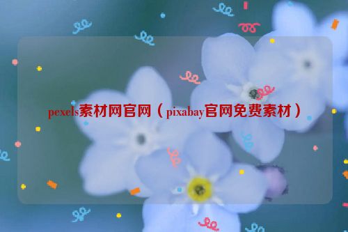 pexels素材网官网（pixabay官网免费素材）