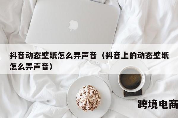 抖音动态壁纸怎么弄声音（抖音上的动态壁纸怎么弄声音）