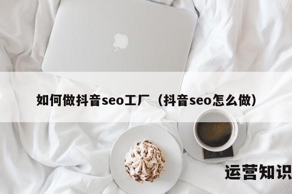如何做抖音seo工厂（抖音seo怎么做）