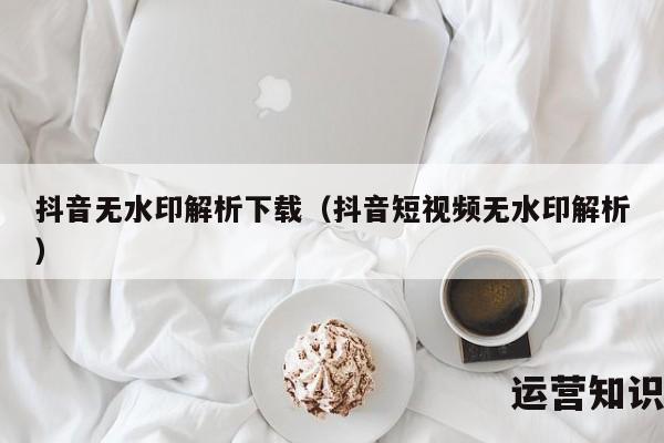 抖音无水印解析下载（抖音短视频无水印解析）